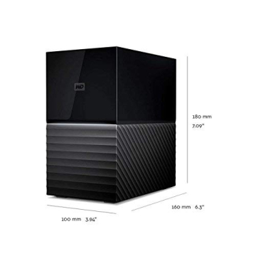 WD 8TB My Book Duo Desktop RAID External Hard Drive - USB 3.1 - WDBFBE0080JBK-NESN (Renewed)