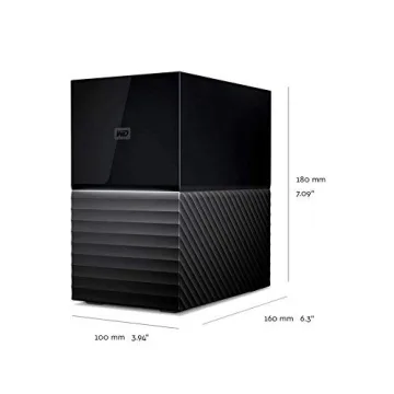 WD 8TB My Book Duo Desktop RAID External Hard Drive - USB 3.1 - WDBFBE0080JBK-NESN (Renewed)