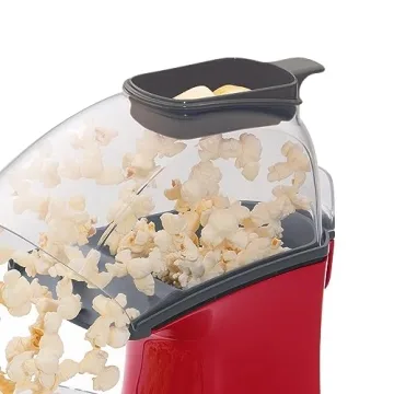 Presto Poplite Hot Air Popcorn Popper, 18 Cups in Red