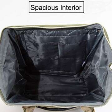 Himawari Laptop Backpack for Women & Men, USB Charging, Large Capacity