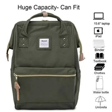 Stylish Himawari Laptop Backpack for Work & Travel