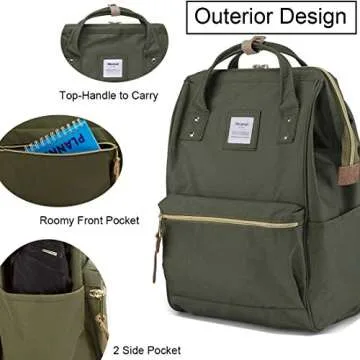 Stylish Himawari Laptop Backpack for Work & Travel