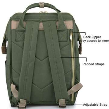 Stylish Himawari Laptop Backpack for Work & Travel