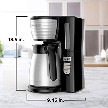 BLACK+DECKER 12-Cup Thermal Programmable Coffee Maker