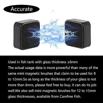 Magnetic Cleaner for Glass Fish Tanks - Effortless Algae Removal