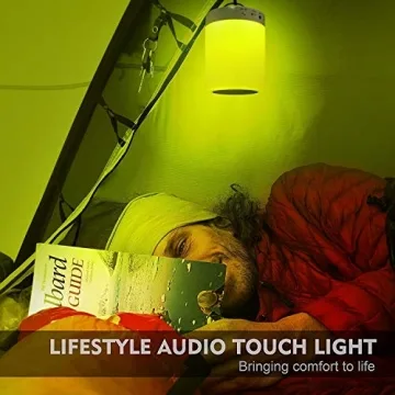 ElecStars Touch Bedside Lamp with Dimmable Colors & Speaker