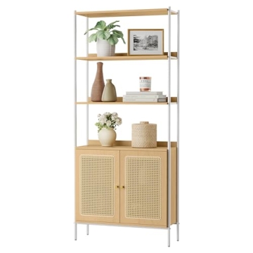 VASAGLE 6-Tier Bookcase with Boho Charm and Style