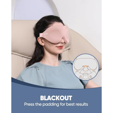 Comfortable MZOO Sleep Eye Mask for Side Sleeper
