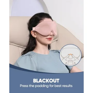 Comfortable MZOO Sleep Eye Mask for Side Sleeper