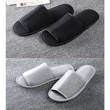 Comfortable Foldable Slippers for Travel and Home Setting