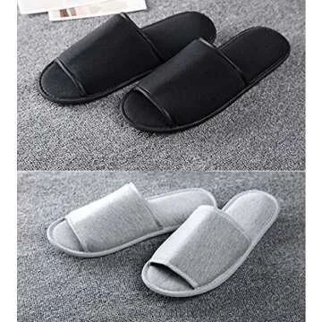 Comfortable Foldable Slippers for Travel and Home Setting
