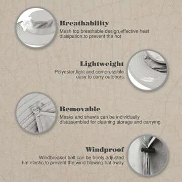 Fishing Hat with UPF 50+ Sun Protection for All Outdoor Activities