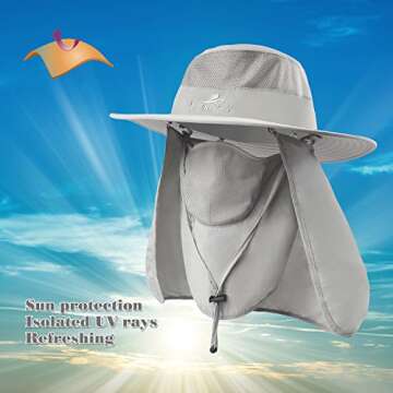 Fishing Hat with UPF 50+ Sun Protection for All Outdoor Activities
