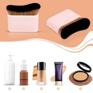 Self Tanner Brush by VNIHTT for Flawless Tan Applications