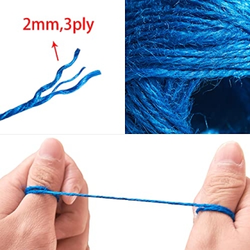 Colorful Natural Jute String for Crafting and Gardening