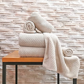 YTYC Extra Large Quick Dry Soft Microfiber Towel Set