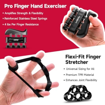 5 Pack FitBeast Grip Strengthener Kit - Adjustable