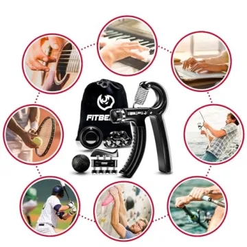 5 Pack FitBeast Grip Strengthener Kit - Adjustable
