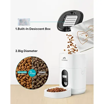 Eccomas Automatic Feeder for Cats - Hassle-Free Feeding Solution