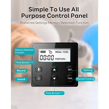 Eccomas Automatic Feeder for Cats - Hassle-Free Feeding Solution