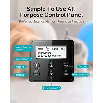 Eccomas Automatic Feeder for Cats - Hassle-Free Feeding Solution