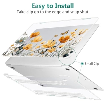 May Chen MacBook Air 13 Inch Case - Wildflowers Design