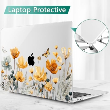 May Chen MacBook Air 13 Inch Case - Wildflowers Design