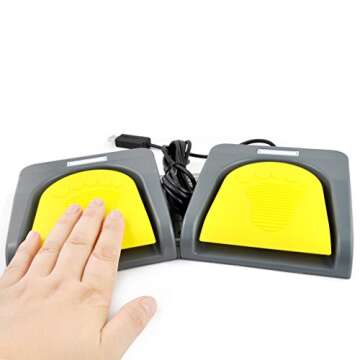 iKKEGOL USB Double Foot Switch Custom Game Pedal