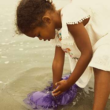 Sarah's Silks Purple Playsilk - 100% Silk, Montessori and Waldorf Toys, Bright Colored Play Scarves ...