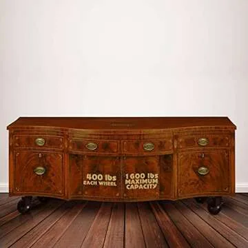 FactorDuty 4 All Black Metal Swivel Plate Caster Wheels w/Brake Lock Heavy Duty High-Gauge Steel (4" with Brake)