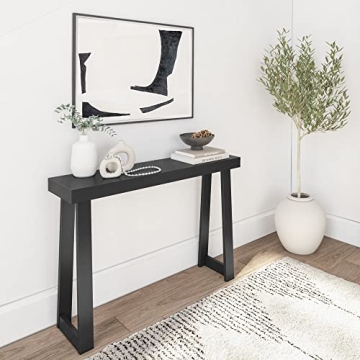 Plank+Beam Solid Wood Console Table - 46.25 Inch, Easy Assembly, Chic Design