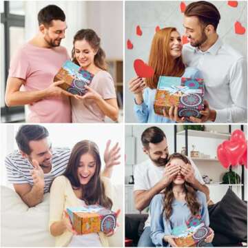 Scented Candles Gifts Set for Women, Aromatherapy Candles for Home Scented, Upgraded Large Tin of Soy Candle Lavender Candle Birthday Gifts for Women Mom Bath Spa Meditation Christmas Gifts Candles