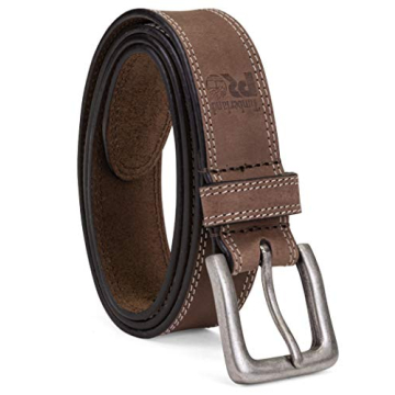 Timberland PRO Men's 38mm Boot Leather Belt – Perfect for Work & Casual