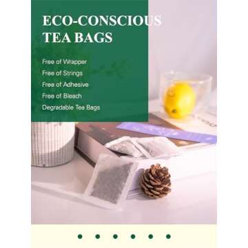 GLDNT Organic Decaf Green Tea Bags - 100 Count