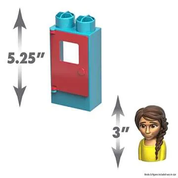 Just Play CoComelon Patch Academy, 53 Large Building Blocks Includes 6 Character Figures, Multi-color (96119)