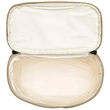 Kate Spade New York Insulated Soft Cooler Lunch Tote with Double Zipper Close and Carrying Handle, Big Deco Dot