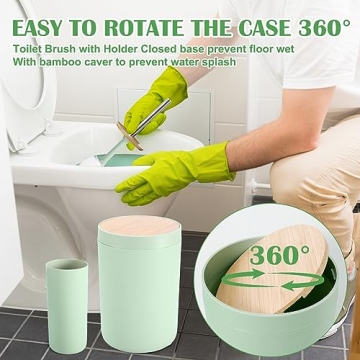 Stylish iMucci 9-Piece Pastel Green Bathroom Set