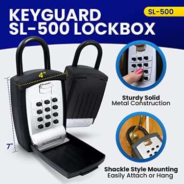 KeyGuard SL-500 Lock Box | Secure Key Storage Solution
