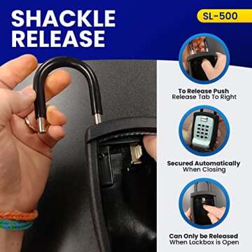 KeyGuard SL-500 Lock Box | Secure Key Storage Solution