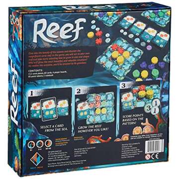 Reef - A Colorful Board Game for Family Fun and Strategy