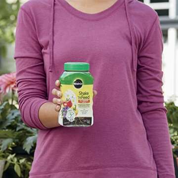 Miracle-Gro Shake 'N Feed All Purpose Plant Food, For In-Ground and Container Plants, Feeds for up to 3 Months, 1 lb.