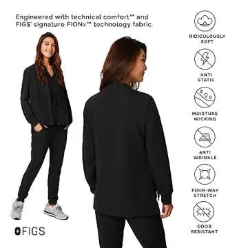 FIGS Bellery Women's Scrub Jacket - Stylish Comfort