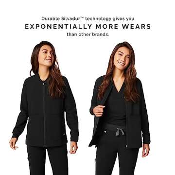 FIGS Bellery Women's Scrub Jacket - Stylish Comfort