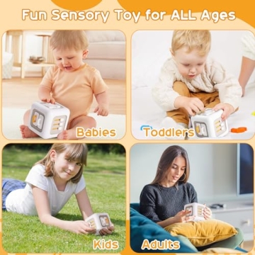 Engaging 6-in-1 Busy Cube for Toddlers 1-3 Years