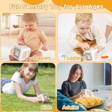 Engaging 6-in-1 Busy Cube for Toddlers 1-3 Years