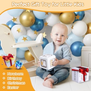 Engaging 6-in-1 Busy Cube for Toddlers 1-3 Years