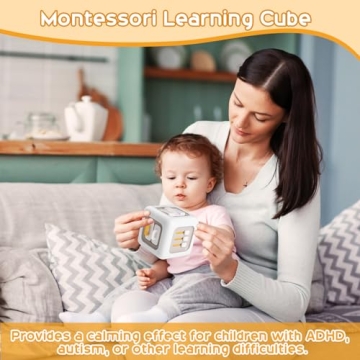 Engaging 6-in-1 Busy Cube for Toddlers 1-3 Years