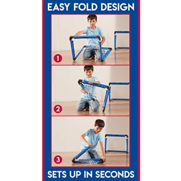 Franklin Indoor Mini Goal Set - 3 in 1 Kids Sports Fun