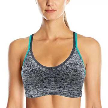 AKAMC Women's Medium Support Removable Padded Sports Bras
