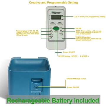 IDOGMATE Automatic Dog Ball Launcher for Big Dogs